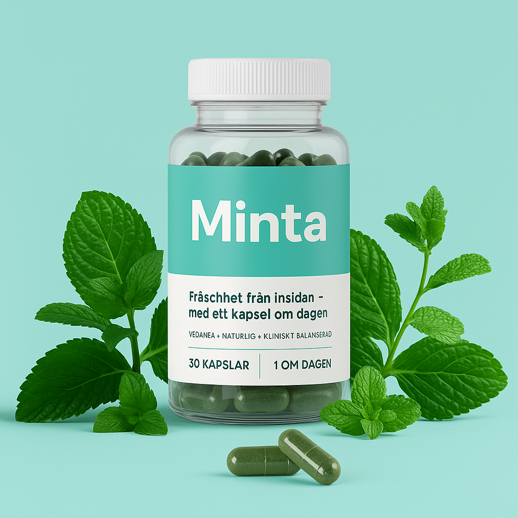Minta - Naturlig deodorant kosttillskott