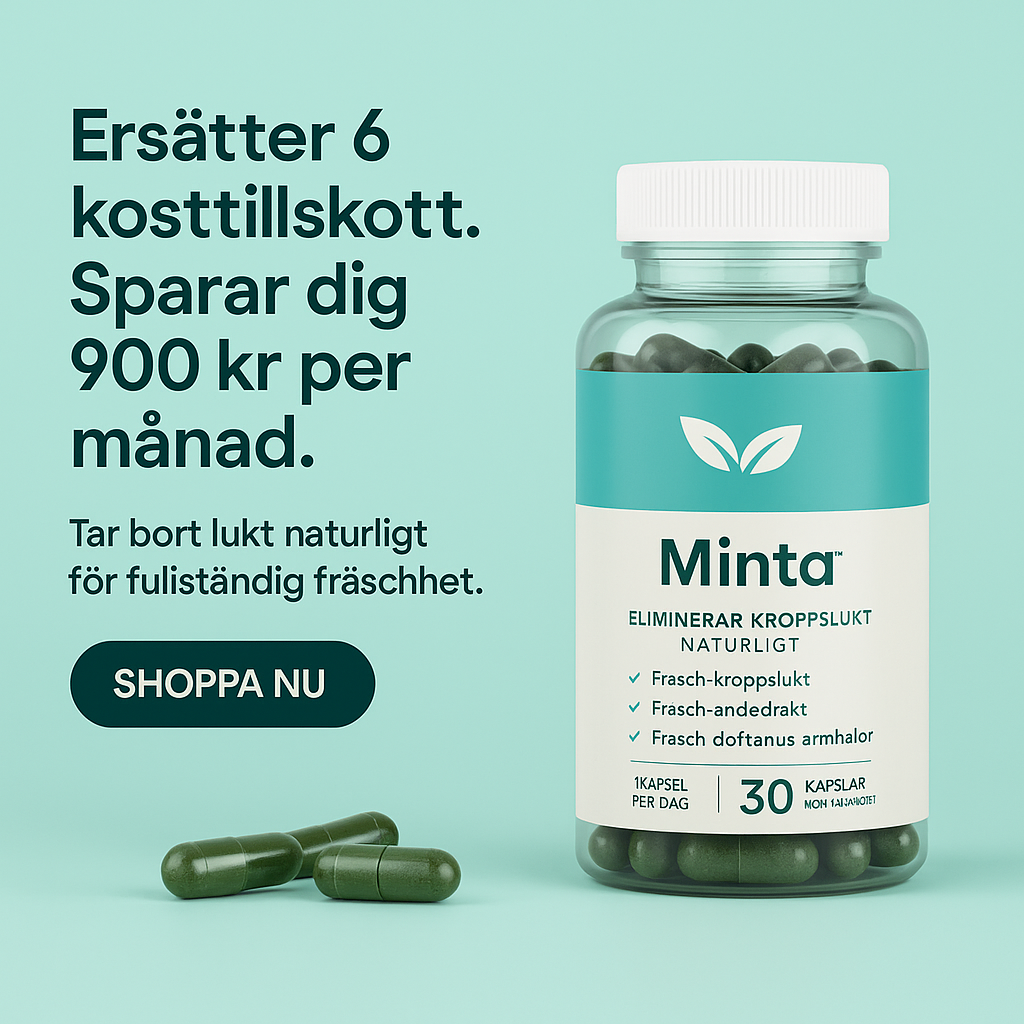 Minta - Naturlig deodorant kosttillskott